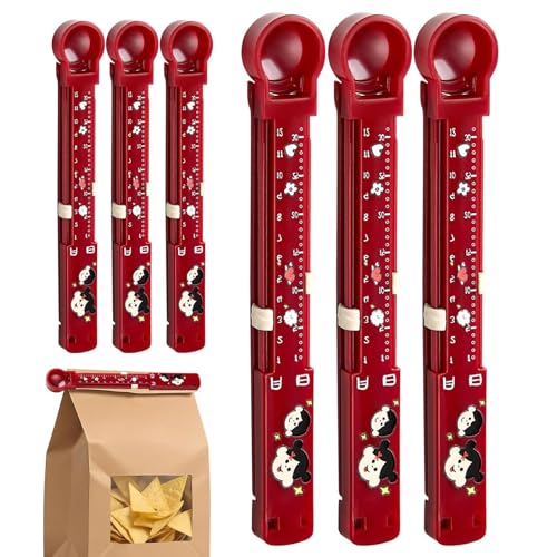 Food Bag Clips - Wiederverwendbare Chip -Dichtungsklammern für Küche und Speisekammer | Luftdichte Clip-Schlösser für Snacks, Brot, gefrorene Beutel, Plastiktüte näher, Mehrzweck-Clip-Befestigungselem Food Bag Clips - Wiederverwendbare Chip -Dichtungsklammern für Küche und Speisekammer | Luftdichte Clip-Schlösser für Snacks, Brot, gefrorene Beutel, Plastiktüte näher, Mehrzweck-Clip-Befestigungselem von Generic
