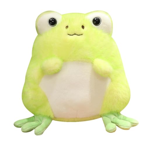 Frosch-Stofftier – Stofffrosch, Stofffrosch, Cartoon-Frosch, Gefülltes Wurfkissen-Spielzeug – Heimdekoration Aus Plüschstoff Für Schlafzimmer, Spielzimmer, Kinderzimmer, Wohnzimmer, Sofa 7,87 Zoll von Generic