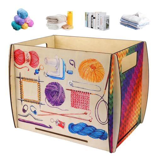 Garnschale, Wooden Garnschale, Zusammengebaute Strickbox, Yarn Storage Organiser, Crochet Wool Storage, Sich Wolle Verknotet Yarn Bowl, Häkel Strickgarn Werkzeug Organizer For Crochet Lovers Garnschale, Wooden Garnschale, Zusammengebaute Strickbox, Yarn Storage Organiser, Crochet Wool Storage, Sich Wolle Verknotet Yarn Bowl, Häkel Strickgarn Werkzeug Organizer For Crochet Lovers von Generic
