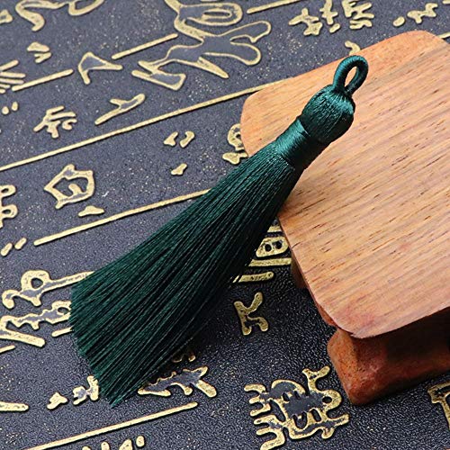 Generic GJR1 Efalock Aero Vaporisateur Bouteille Spray172 20pcs Mini Silk Keychain Bulk Charms Pendant Fringe Trimmings with Loops DIY Projects, Bookmark Handmade Soft Ice Silky Tassels, Polyester von NC