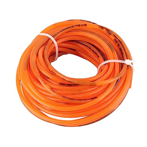 Generic Orange Glatter PU-Rundriemen 5 Mm X 10 M, PU-Riemen, Polyurethan-Rundriemen, Leicht zu Schweißen, für Glasfaser-Isoliermaterialien, Hohe Zugfestigkeit, PU-Antriebsriemen von Generic