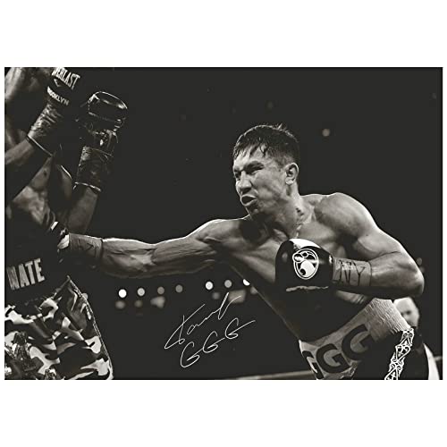 Gennady Golovkin | GGG - Triple G | Fotodruckposter | vorsigniert | Pro Glanzpapier | Größe: A4 (21 x 29,7 cm) von Generic