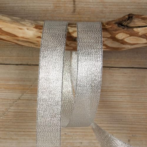 Geschenkband Flare Silber 25 mm / 20 mtr. von Generic