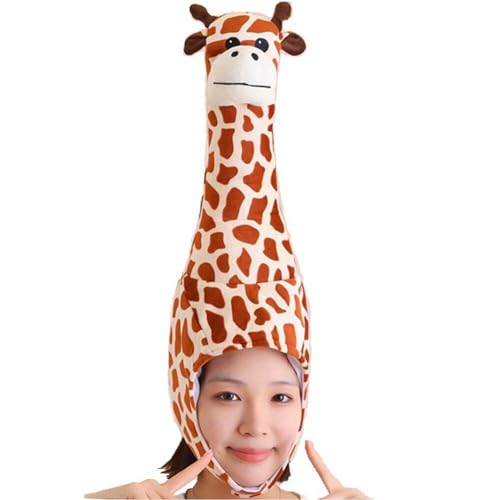 Giraffenhut niedliche Tier-Plüsch-Kopfbedeckung lustiger Partyhut Cartoon-Performance-Kopfbedeckung für Cosplay Party Foto-Requisiten Giraffenhut niedliche Tier-Plüsch-Kopfbedeckung lustiger Partyhut Cartoon-Performance-Kopfbedeckung für Cosplay Party Foto-Requisiten von Generic