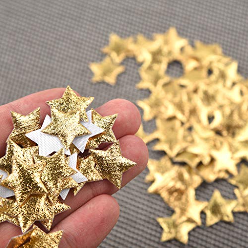 Glitzer Sterne Konfetti Schwarz Gold Streudeko Weihnachten, 500 Stück Glitzersterne Konfetti Weihnachten, Sterne Confetti Tischdeko Weihnachten, Glitzersterne Konfetti Geburtstag, Hochzeit (Gold) von Generic