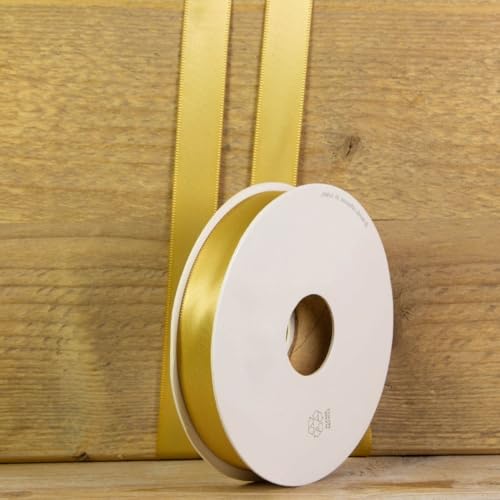 Gold Satinband 3-38mm 15mm / 25mtr. von Generic