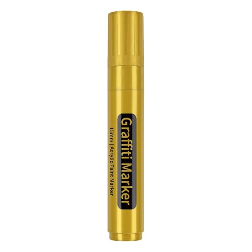 Graffiti-Marker - 15 mm Filzstifte mit schnell trocknender Tinte und Acrylfarbe,Acrylfarbmarker Diese Graffiti-Marker bestehen aus Acryltinte auf Wasserbasis von Generic