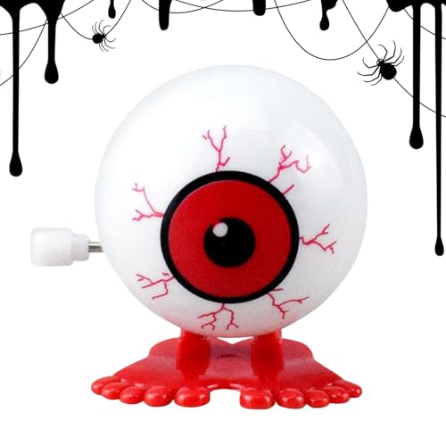 HINZLICH HALLOWEEN EYABELL - GREPHY AUTCABLE CROCKWORK -Spielzeug, lustiges, gruseliges Spielzeug | Wicking Toy mit Augapfeldesign, einzigartigem Haus- oder Büroschreibtisch-Accessoire, perfekt für Ho von Generic