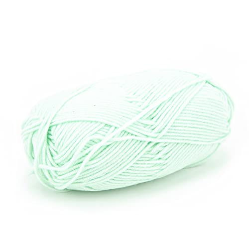 Häkelgarn, Baumwollgarn Zum Häkeln, Häkelgarn, Weiches, Hautfreundliches Garn, Garn Zum Häkeln, Baumwollgarn Zum Stricken von DIY-Kinderkleidung (GREEN) von Generic