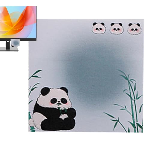 Haftnotizblöcke – Haftnotizen mit Cartoon-Panda, Haftnotizblöcke mit Tiermotiven | 8 x 8 cm (3 x 3 Zoll) Memo-Notizblöcke, Haftnotizen mit Tiermotiven, 50 Blatt, herausnehmbare Memo-Notizblöcke, Unter von Generic