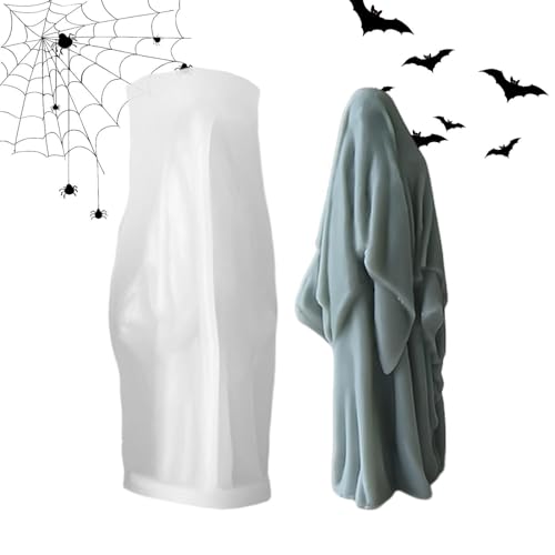 Halloween-Geist-Kerzenformen – Halloween-Votivkerzenformen, Halloween-Gel-Kerzenformen | Halloween-Kerzen-Silikonformen, Wiederverwendbare Halloween-Silikon-3D-Geist-Formen Für Die Herstellung Von von Generic