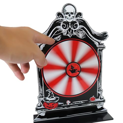 Halloween Spinner Wheel - Halloween Spinner Prize Wheel, Vista Brettspiel Fortune Wheel Party Game Spinner auffällig und lustig Halloween Spinner Prize Wheel Game Spinner | von Generic