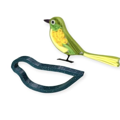 Hanne Olesen: Quilling Tool, Vogel 4,3 cm/Blütenblätter von Generic