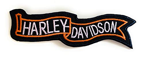 Harley Davidson Aufnäher bestickt Motorrad - zum Aufnähen oder Aufbügeln - Patch von Generic