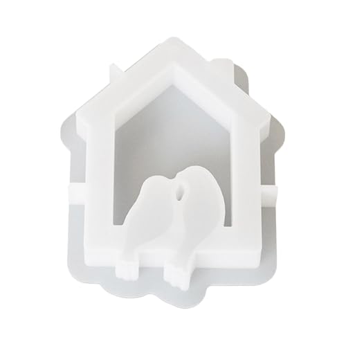 Hausform, Silikonform für Zuhause | Silikonform für Vogelhaus-Wanddekorationen - Epoxidharz Gießformen für Gipsverzierungen, Ton, Deko Hausform, Silikonform für Zuhause | Silikonform für Vogelhaus-Wanddekorationen - Epoxidharz Gießformen für Gipsverzierungen, Ton, Deko von Generic