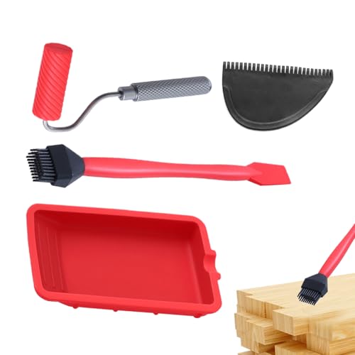 Holzleim-Streuer – Kleberoller, tragbares Handwerkzeug, Hobby, Kunst, tragbar, für Handwerk, Holzklebe-Set, Kleberoller, Kit Inc Holzleim-Streuer – Kleberoller, tragbares Handwerkzeug, Hobby, Kunst, tragbar, für Handwerk, Holzklebe-Set, Kleberoller, Kit Inc von Generic