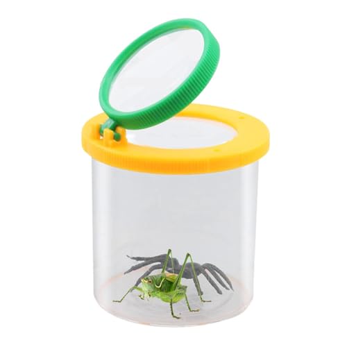 Insektenbeobachtungsset | Insektenbetrachter-Sammelset - Caterpillars Cups Educational Science Kits Spinnenzuchtbehälter mit Lupe von Generic