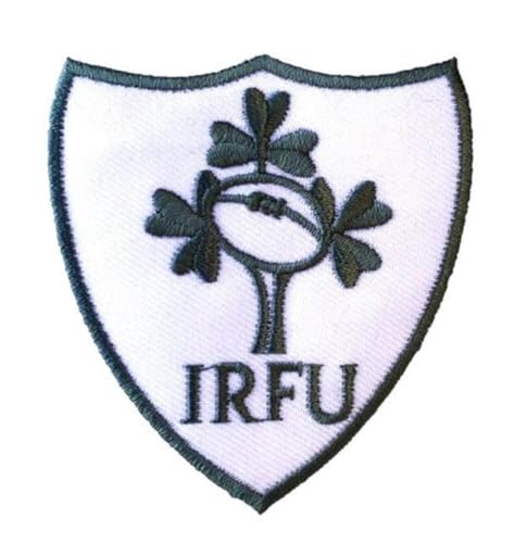 Irland-Rugby-Aufnäher, 7,6 cm, bestickt, zum Aufbügeln oder Aufnähen, irisches Souvenir, Eire-Wappen, DIY-Geschenk von Generic