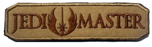 Jedi Master Stickerei Patch Abzeichen Rucksack Outdoor Weste DIY Armband Militär Applique Emblem Gesticktes Abzeichen Taktische Kleidung Patches von Generic