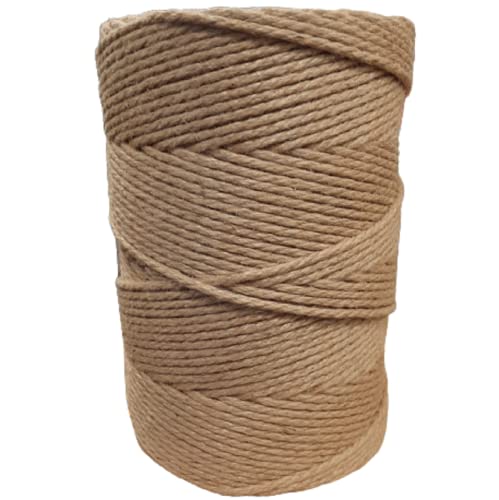 Juteseil. Jute Rope. Juteschnur. Dekokordel. Jutekordel. Schnur aus Jute 10mm / 200m von Generic