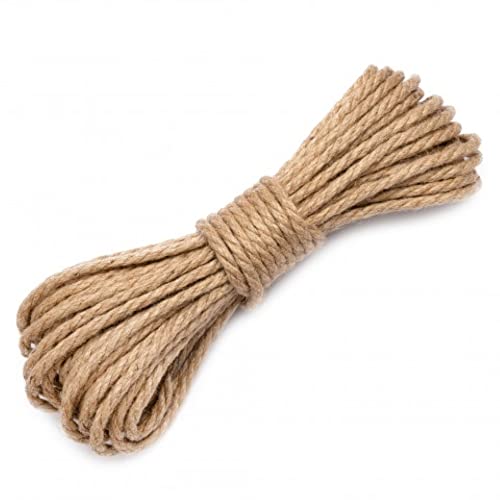 Juteseil. Jute Rope. Juteschnur. Dekokordel. Jutekordel. Schnur aus Jute 8mm / 30m von Generic