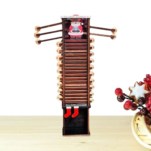 Kalender zum Countdown des Weihnachtsmanns im Dorfhaus, Adventskalender mit Weihnachtsmann - Countdown für den Weihnachtskalender 2024 - Adventskalender aus Holz Kalender zum Countdown des Weihnachtsmanns im Dorfhaus, Adventskalender mit Weihnachtsmann - Countdown für den Weihnachtskalender 2024 - Adventskalender aus Holz von Generic
