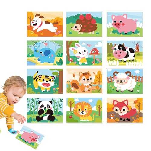 Kindergartenaufkleber, Schaumstoff-Aufkleberbücher | Handgemachtes Eva 3D Sticker-Kunst-Set für die - Sticker-Puzzlespiel zu verschiedenen Themen, für Belohnungen der von Generic