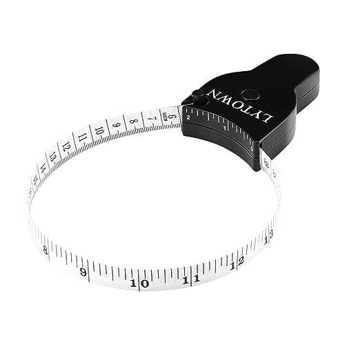 Kleidermaßband | Weiches Maßband | Weiches einziehbares Maßband, weiches Lineal, metrisches imperiales Maßband, hohe Genauigkeit, doppelseitig | 150 cm/60 Zoll Körpermaßband für Brusthöhe Kleidermaßband | Weiches Maßband | Weiches einziehbares Maßband, weiches Lineal, metrisches imperiales Maßband, hohe Genauigkeit, doppelseitig | 150 cm/60 Zoll Körpermaßband für Brusthöhe von Generic