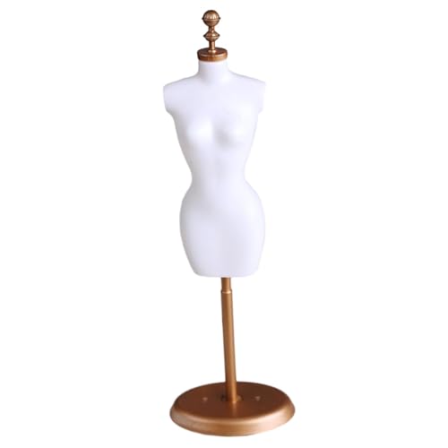 Kleidung Display Mannequin Stehen Pretend Spielzeug Mini Möbel Modell Kleidung Unterstützung Halter für 1/6 Puppenhaus BJD Puppe Teile, Weiß von Generic