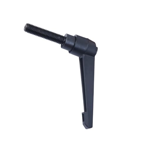 Klemmhebel Griff, M4/M5/M6/M8/M10/M12/M16 Verstellbare Klemmhebel aus Kohlenstoffstahl, Klemmhebel mit Gewindebuchse (Schwarz)(M10*80 * 20 Male) von Generic