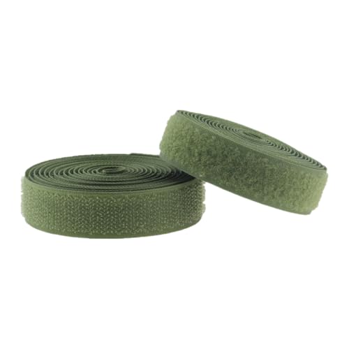 Klettband, zum Aufnähen, nicht selbstklebend, Nylon, 25 mm breit von Generic