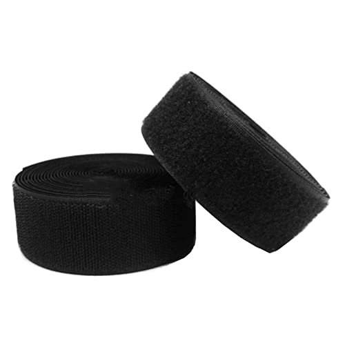 Klettband, zum Aufnähen, nicht selbstklebend, Nylon, 25 mm breit von Generic