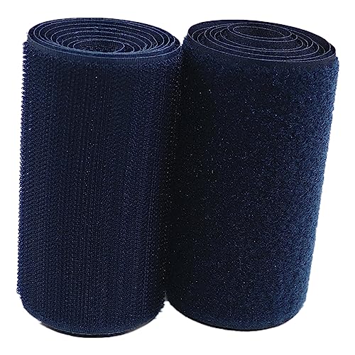 Klettband 100 mm, kein selbstklebender Nylon-Stoffverschluss zum Aufnähen, 2 Yards/Paar von Generic