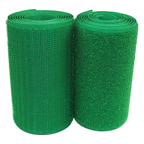 Klettband 100 mm, kein selbstklebender Nylon-Stoffverschluss zum Aufnähen, 2 Yards/Paar von Generic