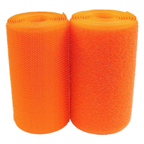 Klettband 100 mm, kein selbstklebender Nylon-Stoffverschluss zum Aufnähen, 2 Yards/Paar von Generic