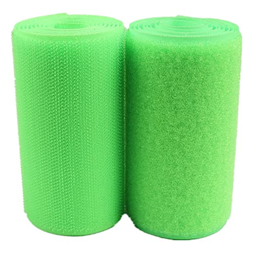 Klettband 100 mm, kein selbstklebender Nylon-Stoffverschluss zum Aufnähen, 2 Yards/Paar von Generic