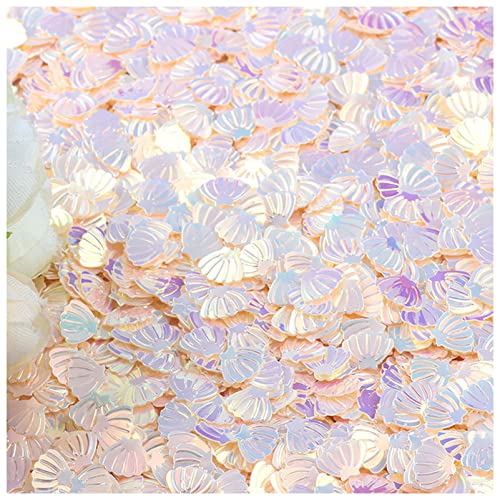 Konfetti 15g irisierende Sparkle Shell Glitter Confetti 7mm Lila for Baby Shower Confetti Party Tisch streuung dekor DIY. Anbieter Oblique Unique konfetti(Champagne) von Generic