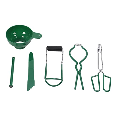 Konserven -Starter -Kit, 6 -PCs -Konserven -Kit, Konserven -Jar -Lifter -Set, Edelstahl -Lifter Lifter Lifter aus Stahl Konservenglas mit Einem Lifter mit Nicht -Griff -Konservenfabrik für Lifter für von Generic