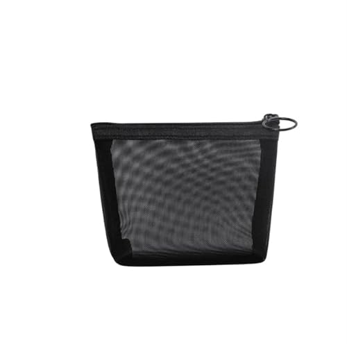 Kulturbeutel, 3-teilig, transparente Kosmetiktaschen aus Netzstoff, klein, groß, durchsichtig, schwarz, Make-up-Tasche, tragbarer Reise-Kulturbeutel, Lippenstift-Aufbewahrungstasche Kulturbeutel, 3-teilig, transparente Kosmetiktaschen aus Netzstoff, klein, groß, durchsichtig, schwarz, Make-up-Tasche, tragbarer Reise-Kulturbeutel, Lippenstift-Aufbewahrungstasche von Generic