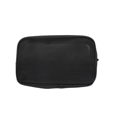 Kulturbeutel aus Netzstoff, transparent, Kosmetiktasche, klein, groß, rosa, schwarz, Make-up-Tasche, tragbarer Reise-Kulturbeutel, Lippenstift-Aufbewahrungstasche Kulturbeutel aus Netzstoff, transparent, Kosmetiktasche, klein, groß, rosa, schwarz, Make-up-Tasche, tragbarer Reise-Kulturbeutel, Lippenstift-Aufbewahrungstasche von Generic