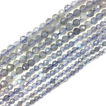 Labradorit-Perlen, 3 mm, facettierte, runde lose Edelstein-Abstandshalter, Perlen für DIY-Schmuckherstellung und Design, 33 cm, 1 Strang Labradorit-Perlen, 3 mm, facettierte, runde lose Edelstein-Abstandshalter, Perlen für DIY-Schmuckherstellung und Design, 33 cm, 1 Strang von Generic