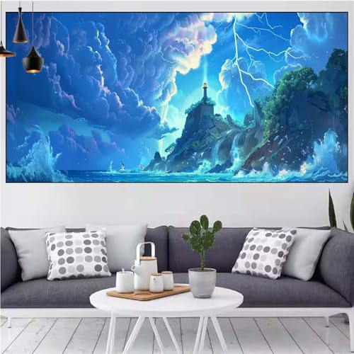 Landschaft Diamond Painting xxl 60x120cm Diamond Painting Erwachsene Leuchtturm Diamant Malerei Set,Mosaikherstellung Malen Nach Zahlen Cross Stickerei Kunst Leinwand Malerei Kits,Gifts Frauen CN-254 Landschaft Diamond Painting xxl 60x120cm Diamond Painting Erwachsene Leuchtturm Diamant Malerei Set,Mosaikherstellung Malen Nach Zahlen Cross Stickerei Kunst Leinwand Malerei Kits,Gifts Frauen CN-254 von Generic