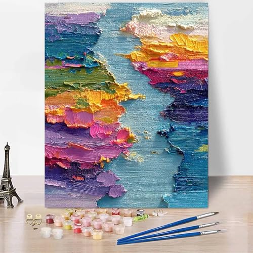 Landschaft Malen Nach Zahlen Erwachsene Farbe Malen Nach Zahlen Kreativ Set Erwachsene 40×60cm, Leinwand Ölgemälde Bastelset mit Pinsel und Farben für Deko, Geschenke für Frauen, Ohne Rahmen -XY23E Landschaft Malen Nach Zahlen Erwachsene Farbe Malen Nach Zahlen Kreativ Set Erwachsene 40×60cm, Leinwand Ölgemälde Bastelset mit Pinsel und Farben für Deko, Geschenke für Frauen, Ohne Rahmen -XY23E von Generic