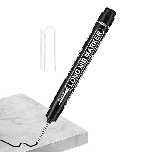 Langkopfmarker - Stift, Konstruktion Deep Hole Tintenmarker | Permanenter Schnelltrockner Reichweite Marker, ideal für Bauherren, und Handwerker, um in Räumen und schwer zu e von Generic