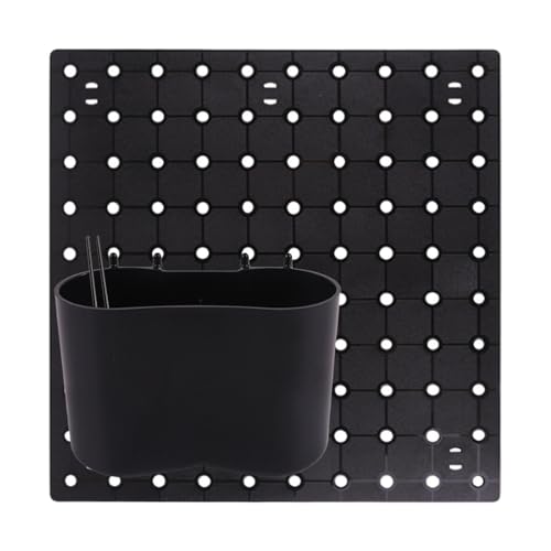 Lochplatte aus Metall - Steckbrett-Organizer, Pegboard Cup Holder Tool Organizer | Garagen-Organizers. Wandmontage-Pegboard-Kits für Schlafzimmer, Arbeitszimmer, Badezimmerzubehör von Generic