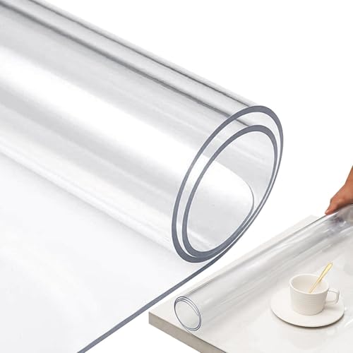 MAPPORT PVC ungiftig Matro für Büro Home Matro Schreiben Schrift Schicksal Beschützer Tisch Glas Abdeckung Marda Schreibtisch PVC Tisch Durable Table Cover von Generic