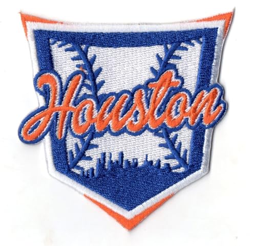 MJshop29 Baseball-Fan City of Houston Fan Favorite Team Aufnäher zum Aufbügeln für Kleidung Rucksäcke Jeans Motorrad Patch Nähen auf benutzerdefinierte Jacken Hüte taktische Taschen von Generic