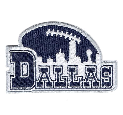 MJshop29 Dallas City American Football Fan Favorite Team Iron On Patches for Clothing Backpacks Jeans Motorcycle Patch Sew On Custom Jackets Hats Tactical Bags von Generic