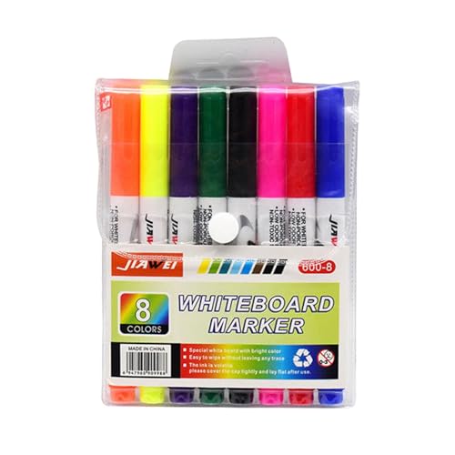 Magischer Doodle Zeichenstift, 8/12 Magic Doodle Zeichenstifte | Whiteboard-Marker-Set Für Kinder, Löschbare Wasserzeichnungsstifte, Kreative Malstifte, Marker Zum Zeichnen Und Spielen von Generic