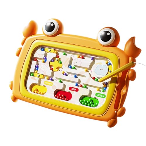 Magnetisches Farblabyrinth-Tafel, magnetischer Zeichentisch | Interaktiver Zeichentisch Krabbe | Kreatives Spielzeug für Kinder, multifunktionales sensorisches Spielzeug für Kinder ab von Generic